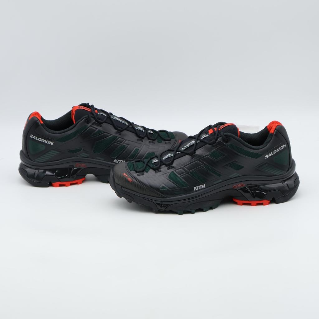 L47772300 KITH Salomon XT-4K Black Scarab Fiery Red (Men's)