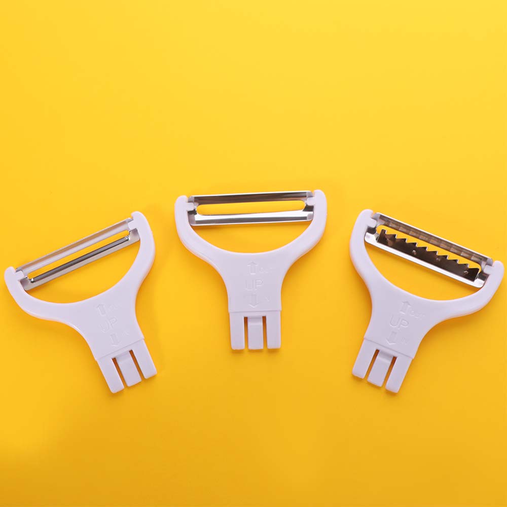 with 3 Cutter Heads Electric Vegetable Peeler Handheld Vegetable Slicer Peeling Machines  Salad