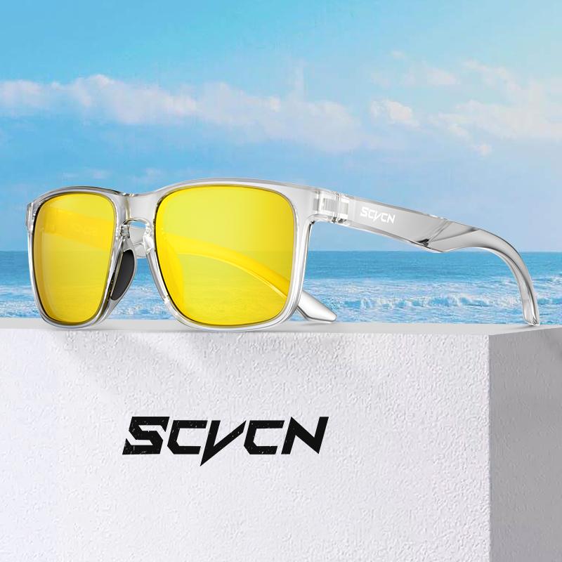 SCVCN Поляризационные Велосипедные Очки UV400 Велосипедные Модные Солнцезащитные Очки Велосипедные Очки Мужские MTB Спортивные Велосипедные Очки Уличные Солнцезащитные Очки Polarized lens
