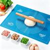 Extra Large Non‑Stick Silicone Baking Mat with Measurement, Heat Resistant Dough Kneading Rolling Mat