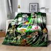 Coperta Stampata Cartoon G-Ghostbusters Calde Coperte in Flanella Morbide e Confortevoli Coperta da Casa Viaggio Fodere per Letto Regalo di Compleanno