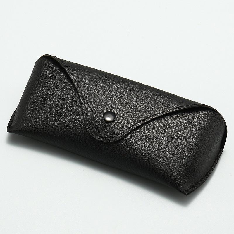 Fashionable Eyeglass Pouch Soft PU Leather Sunglasses Case for Men and Women On-the-Go