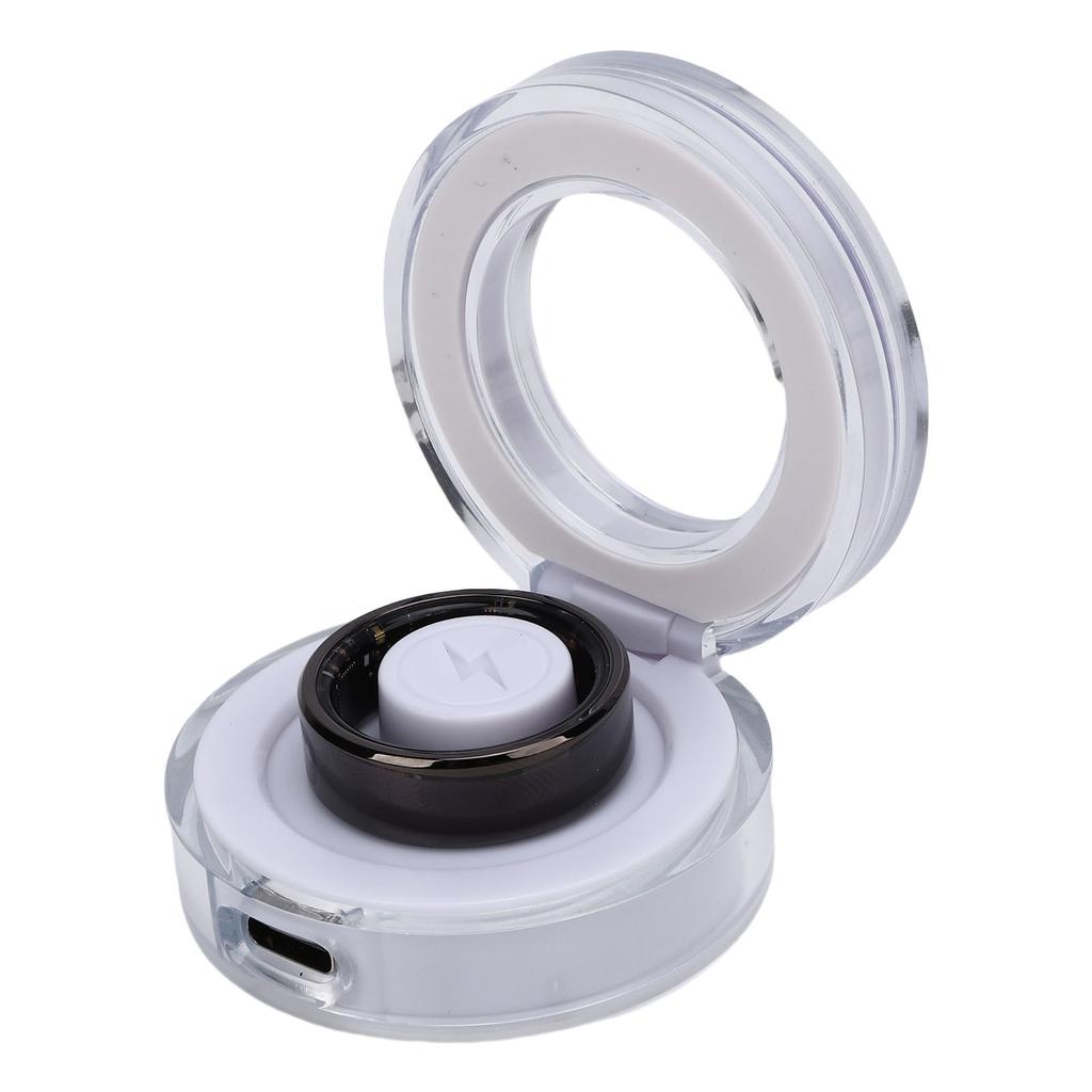 Smart Ring Touch Screen Display Fitness Tracker 50m Water Proof Video Photo Control Bluetooth Connection Smart Ring