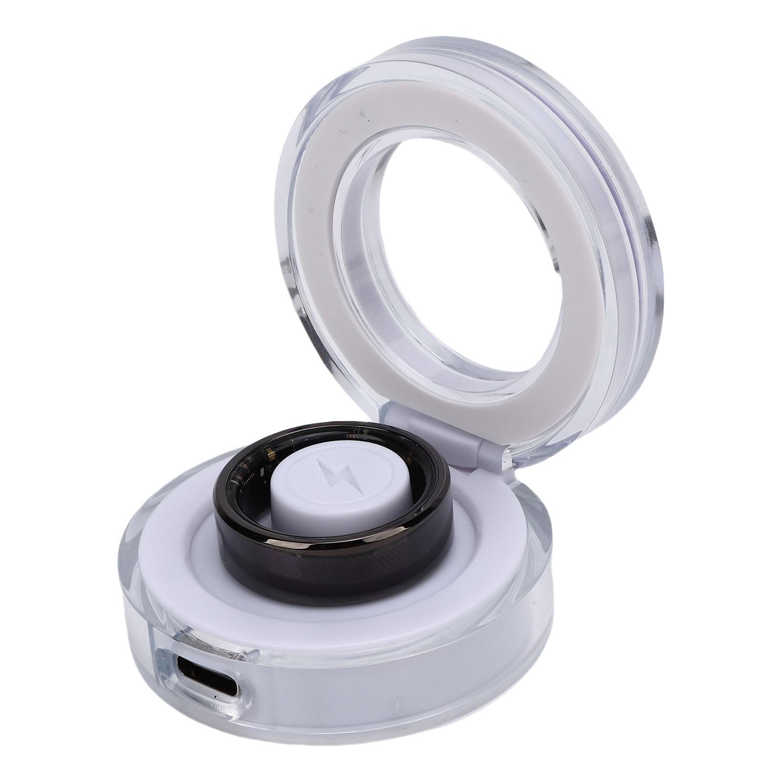 

Умное кольцо с сенсорным экраном, фитнес-трекер, водонепроницаемость 50 м, управление видео/фото, Bluetooth-соединение, умное кольцо 8#