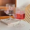 Premium 250Ml Pink Butterfly Engraved Highballs Glass Easy Cleaning Beverage Container Ideal For Gift And Decors