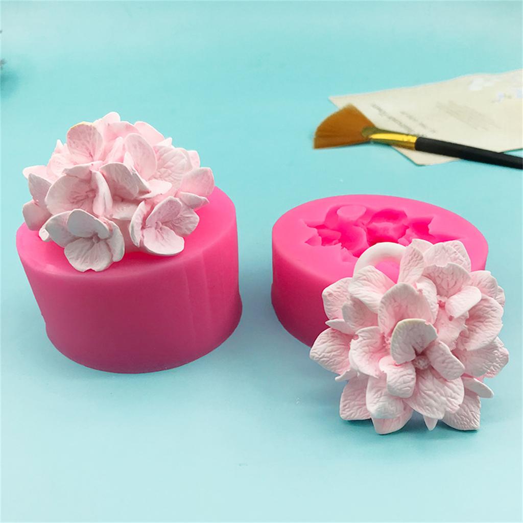 Hydrangea Ball Silicone Mold DIY Crafts Project Reusable Soap Candle Plaster Chocolate Baking Tool Supplies Accessory
