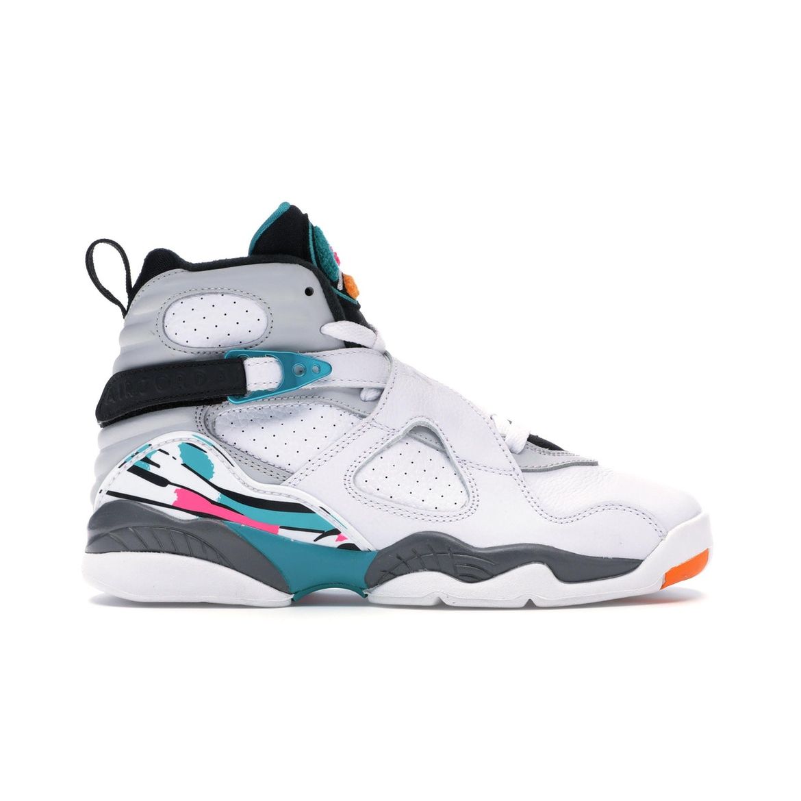 

Кроссовки Air Jordan 8 Retro GS South Beach Kids Белый Белый-Турбо-Зеленый 305368-113