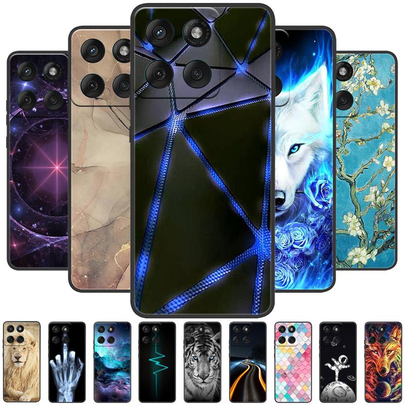 Für Motorola Edge 60 Fusion Hülle Edge60 Fusion Weiches Silikon TPU Handyhülle Für Moto Edge 50 Fusion 5G Niedliches Tier Schutzhülle