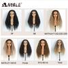 Noble Synthetic Lace Front Wig 26 Inch13x6 Curly Wig Ombre Platinum Blonde Wigs For Women Two locks Wear and Go Glueless Wigs