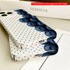 2DFlat Blueberries and Polka Dots All inclusive film hard iPhone case, compatible with iPhone 18 Pro Max 17 16 15 14 13 12 11