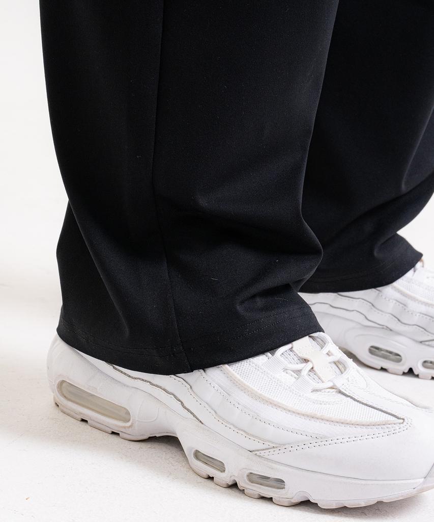Pijikeolgameoncheu P4024 (Fleece-Lined) Functional Pintuck Wide Pants [Black]