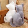 New Simulation Cat Stuffed Animal Plush Toy for Children To Sleep With, Soothing Dolls Cute Christmas Gifts for Kids