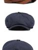 Unisex Adjustable Baseball Cap: Classic Eight-Panel British Newsboy Style