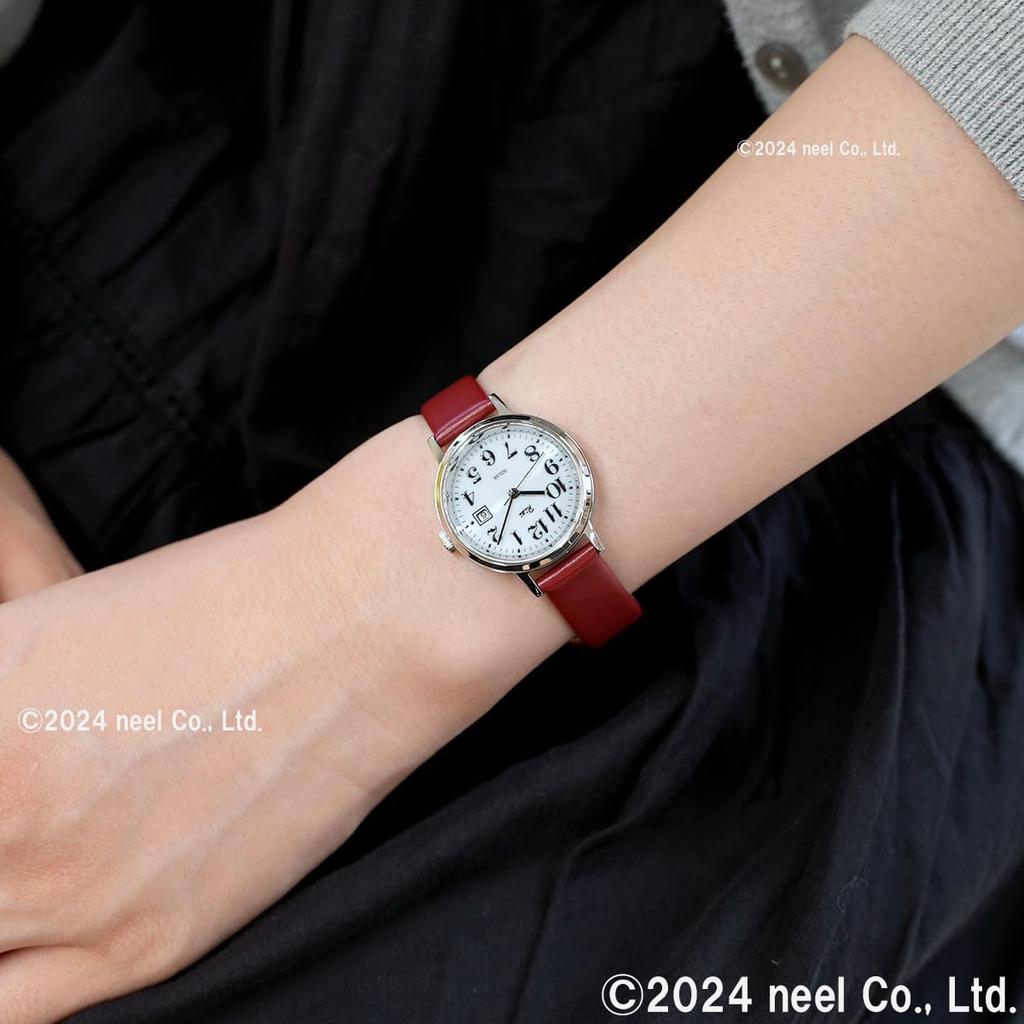 Riki Standard Da Donna Solare AKQD401 Da Donna Argento x Oro Rosa [Orologio Seiko]