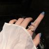 2025 New Butterfly Ring Female Niche Design Fashionable Personality Adjustable Opening Temperament Jewelry Accessories
