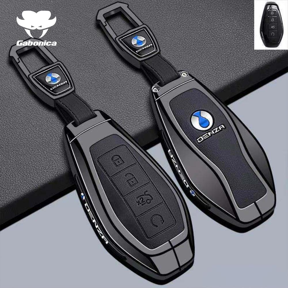 New Zinc Alloy Car Key Case For Denza N9 D9 B5 B8   Keychain Smart Remote Protection Cover Shell Holder Fob Accessories