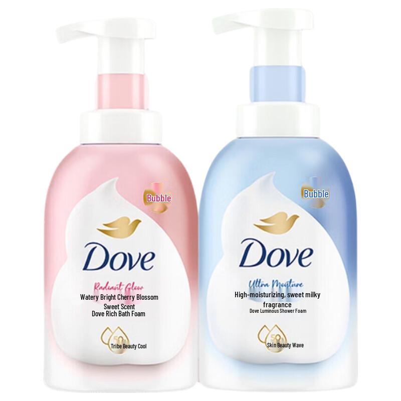 Dove Moisturizing Foaming Body Wash Duo