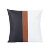 PU Leather Luxury Pillow Case 45*45 Pillowcase Patchwork Pillow Cover Decorative Pillows for Sofa Couch Cushion Cover Home Decor