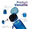 650ml Sports Water Bottle Leak Proof Colorful Plastic Cup Drinking for Outdoor Travel Portable Gym Fitness Jugs