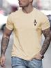 Unisexs Summer 100 Cotton Fashionable Casual Loose Classic Poker Card Aline Printed Sports Round Neck Short Sleeved Tshirt Top