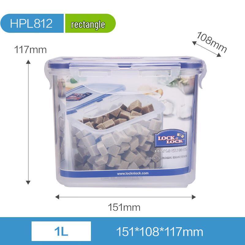 LOCK&LOCK PP Plastic Rectangular Food Storage Container