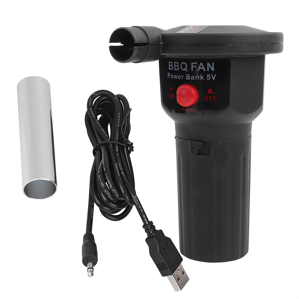 5 V Leichtes, tragbares BBQ-Gebläse mit USB-Kabel für das Kochen im Freien, Gebläse zum Kochen, Handgebläse