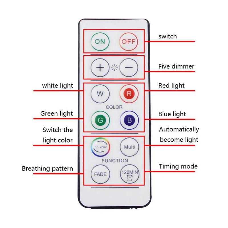 16 Colors LED Puck Light,Touch Light with Remote,Mini Faucet Light,Wireless Closet Light,Under-Cabinet Lighting,Kitchen,Wardrobe