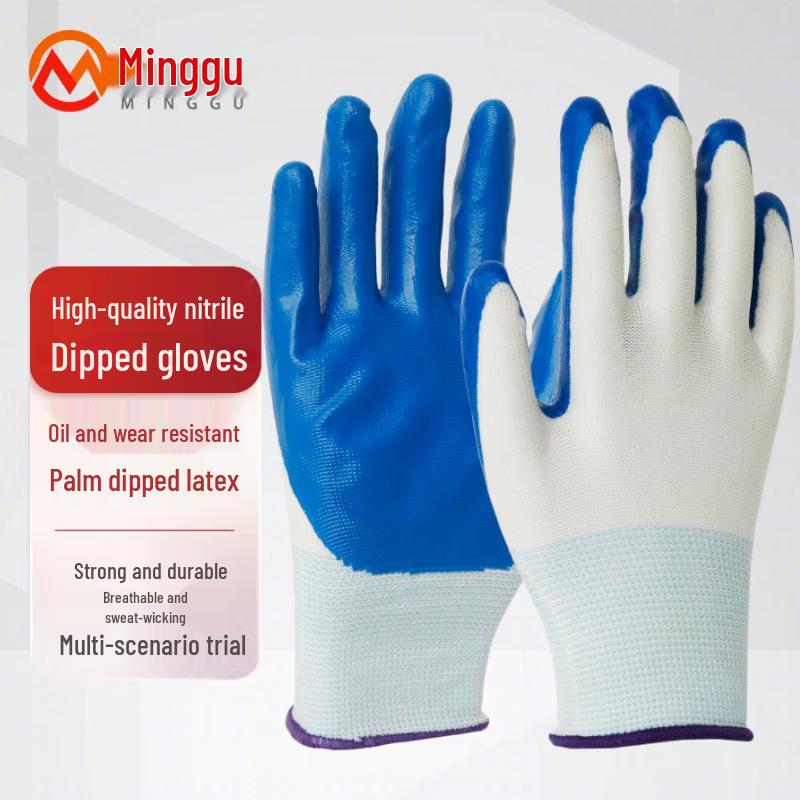 Minggu Nitrile Dipped Work Gloves