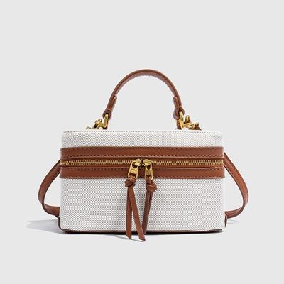 Bolso de Hombro Negro de Moda para Mujer ZA MYLRF - Pequeño, Elegante y Moderno Diseño Cuadrado.