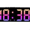 15.5cm Digital Alarm Clock Bedside Adjustable Brightness 12/24H Snooze Function for Children