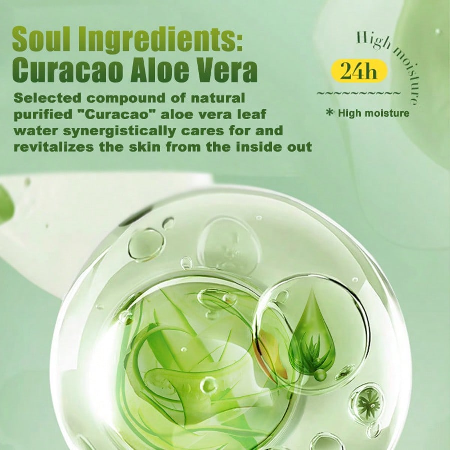 1PC Hydrating Aloe Vera Gel, Face Cream Soothing Aloe Vera Gel Skin Care, Hydrating And Moisturizing