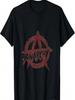 Klassiek Punk Rock Anarchie Symbool T-shirt