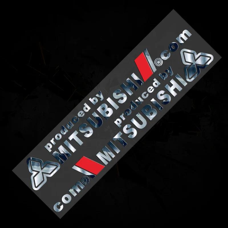 3D Reflektierende Auto Laser Emblem Aufkleber für Mitsubishi Lancer 9 10 ASX L200 Pajero Mirage Montero Outlander Eclipse Ralliart