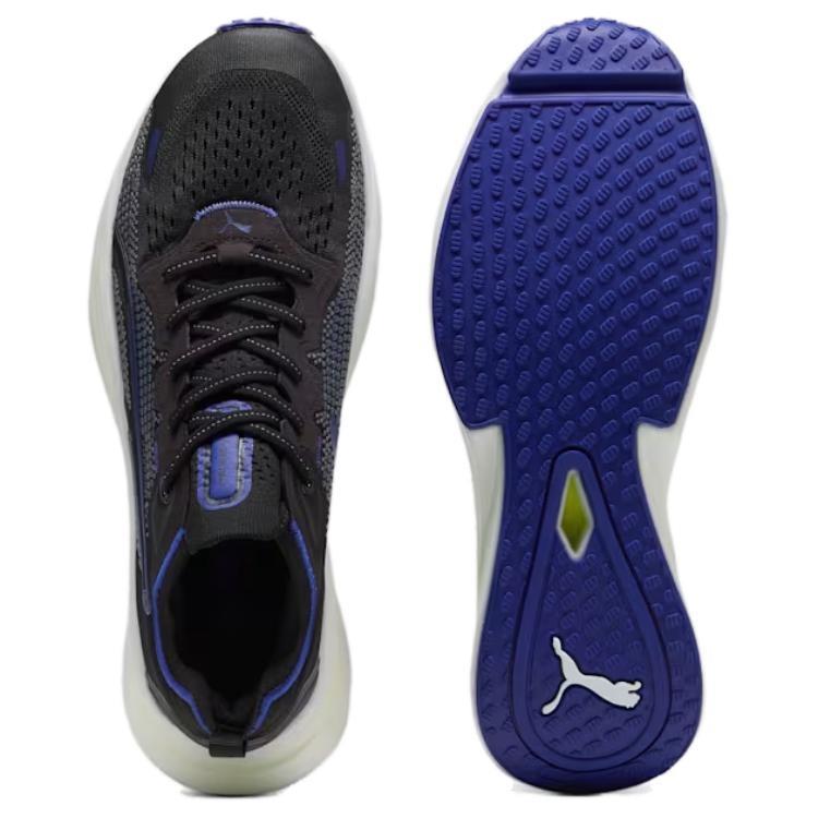 Puma Pwr Nitro Low Top Training Shoes Unisex Black White Blue 310150-02
