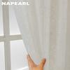 1 ks NAPEARL Moderní Luxusní Snová Reliéfní Žakárová Záclona Průsvitná Voálová Záclona do Obývacího Pokoje Ložnice Balkonové Okno Domácí Dekorace