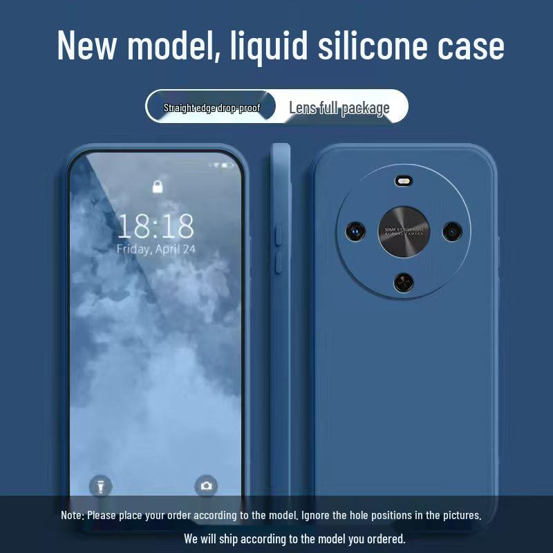 Huawei Enjoy 70x Simple Solid Color Anti-drop Full Coverage Soft Phone Case