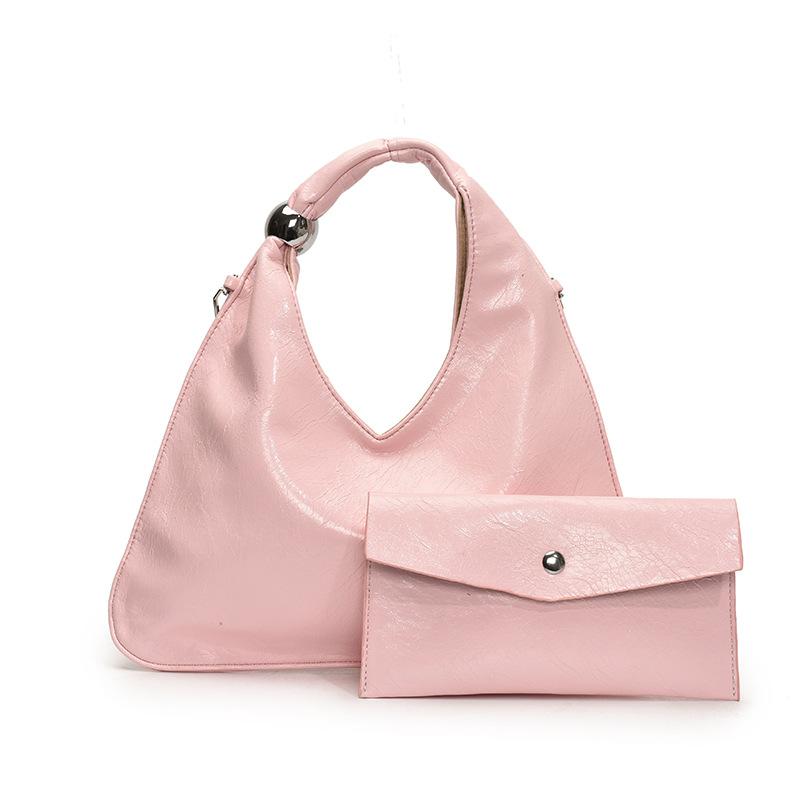 Large-capacity Bag Women's Summer Versatile 2025 New Niche Design Simple Messenger Bag Portable Commuter Dumpling Bag