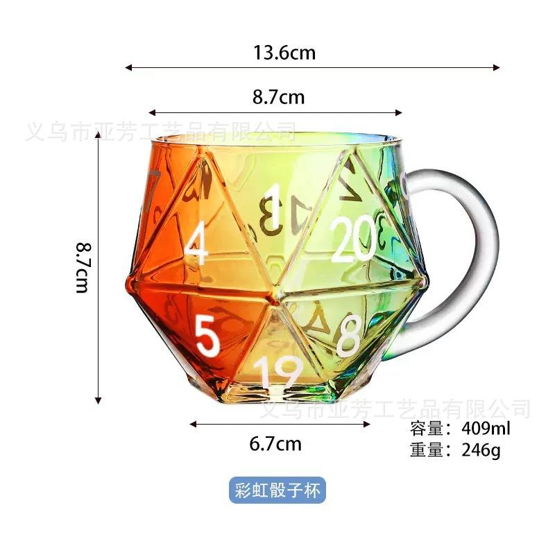 Stained Glass Book Cup Creative Book Stacking Mug Coffee Cup Handmade