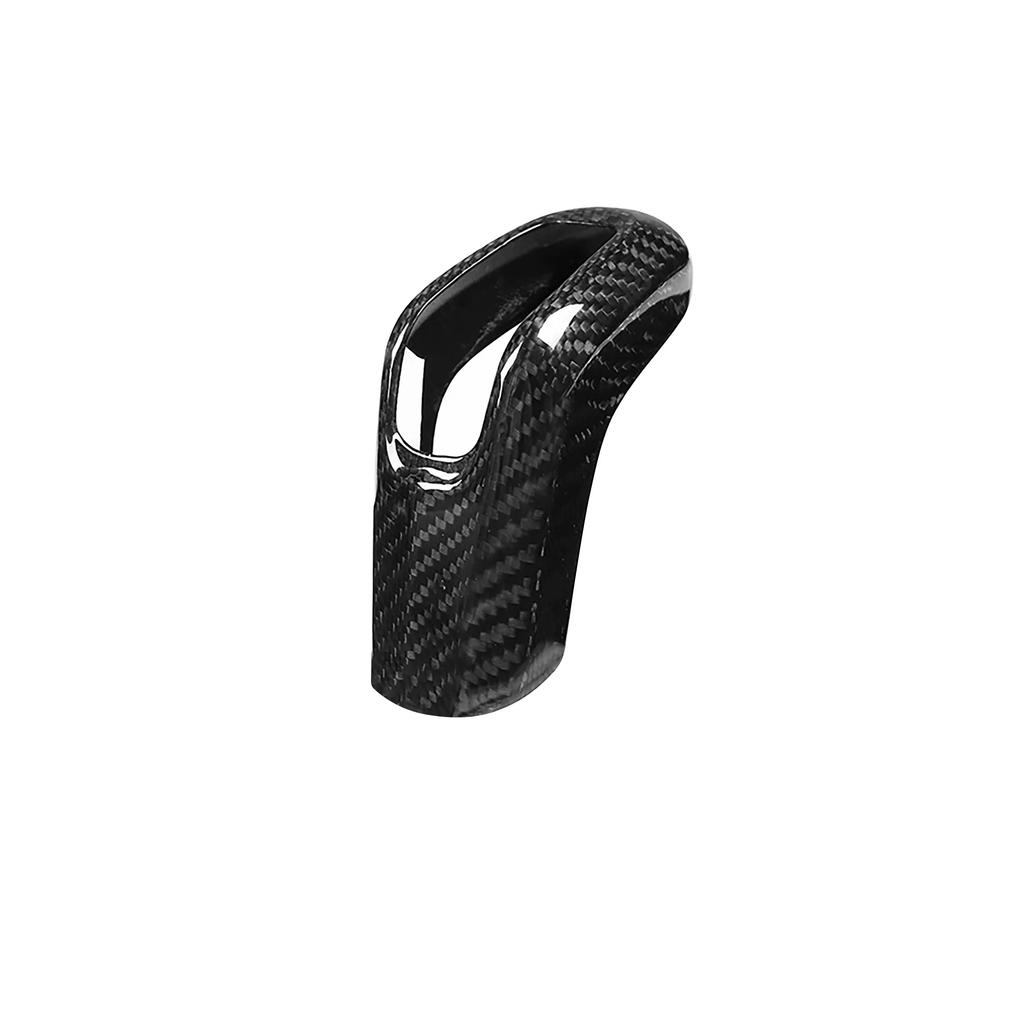 Real Carbon Fiber Car Shift Lever Knob Gear Shift Knob Cover Trim for Land Rover Range Rover Sport 2014 2015 2016 2017