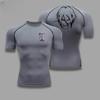 Bequemes Fitness-T-Shirt für Herren mit Rosen-Grafik, atmungsaktives Slim-Fit-Top für Sommer, Gym, Joggen, Training, elastisch, Fitness