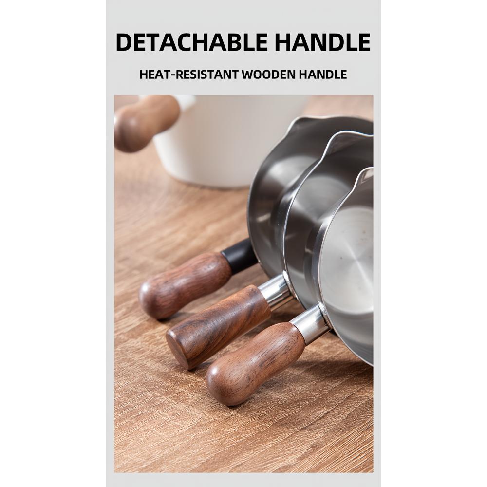 200ML 304‑Stainless Steel Measuring Cup With Scale, Espresso & Milk Frothing Pitcher, Food‑Safe Thickened Coffee Jug With Handle, Kitchen Gadget