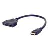 Gembird HDMI To Dual HDMI Adapter GEMBIRD DSP-2PH4-04 Black