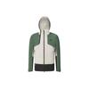 Mountain Peak Color Block Hooded Outdoor Woven Sports Jacket Men Jacket Siberian-Green A11M417701F-DG
