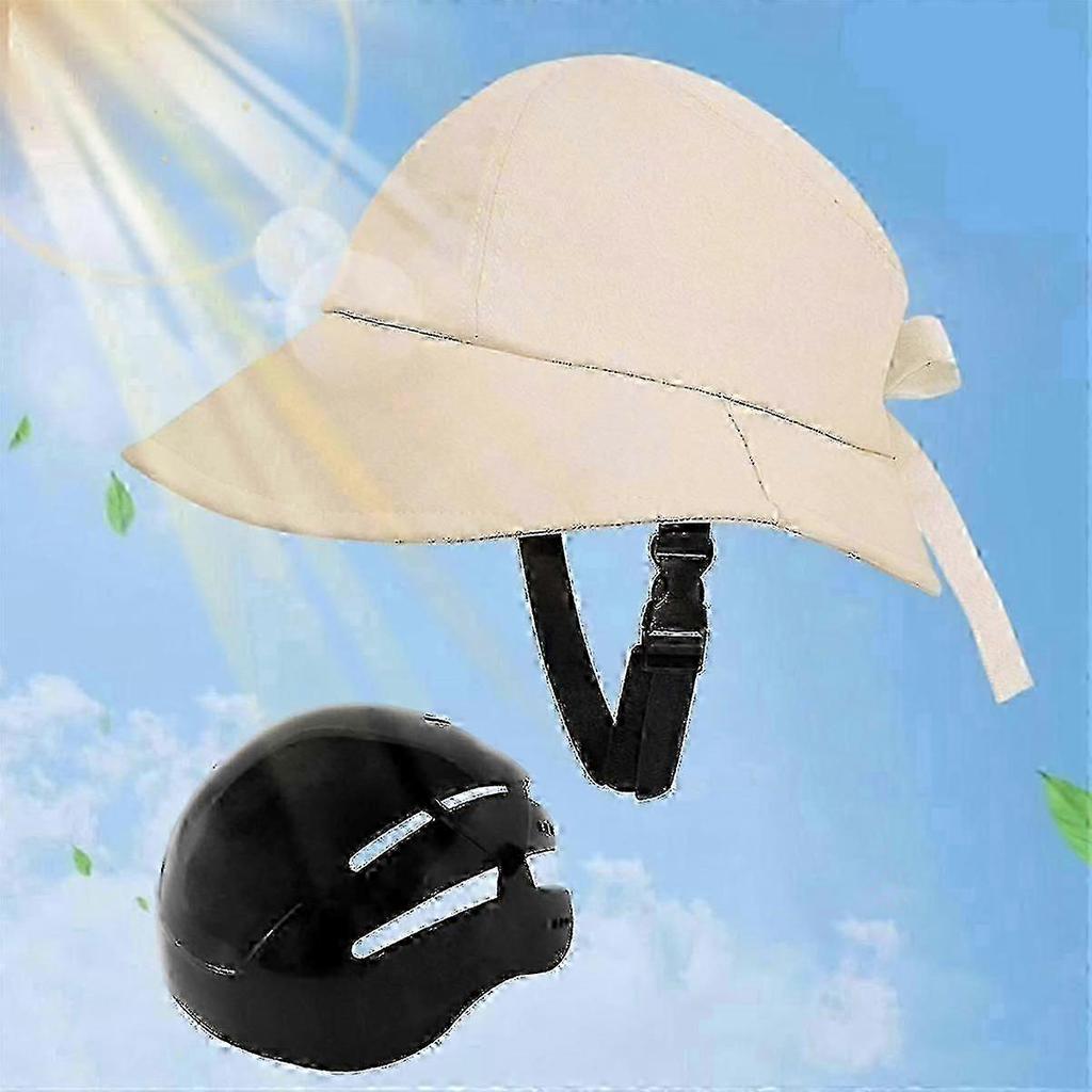 Women's Bicycle Helmet Hat-Style Cap for Sun Protection, Fishing & Cycling