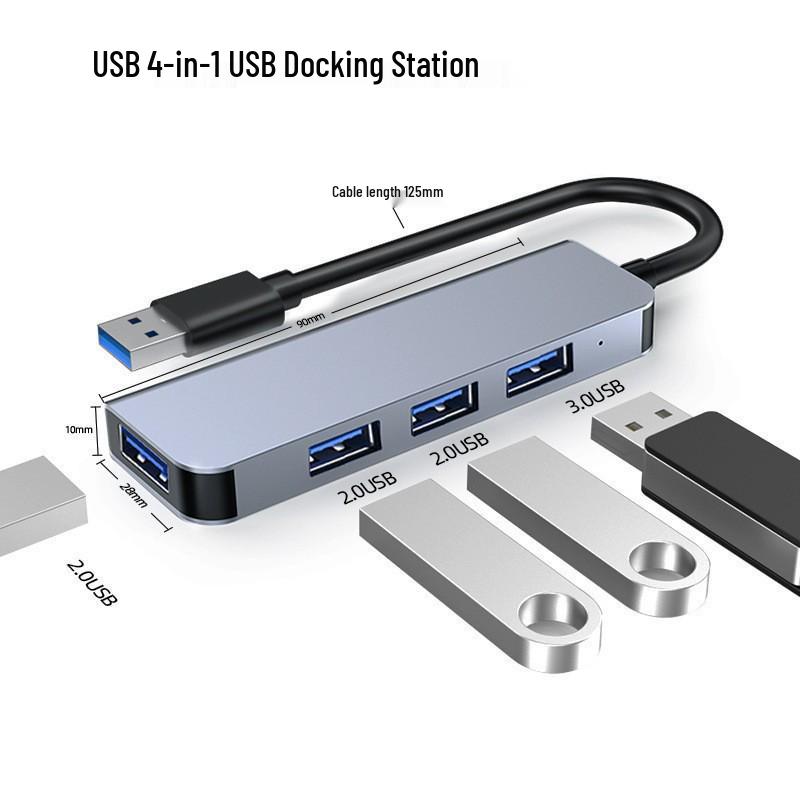 Type-C to 4K HDMI 7-in-1 Hub Docking Station Converter