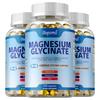 Hochreine Magnesiumglycin-Kapseln, 500 mg, Vitamin D3, Zinkkomplex-Formel, schützt die Knochen- und Gelenkgesundheit.