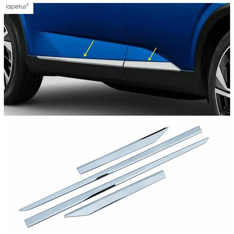 Side Door Body Molding Panel Strip Protection Decoration Cover Trim For Nissan Qashqai J12  - 2026 ABS Chrome Accessories