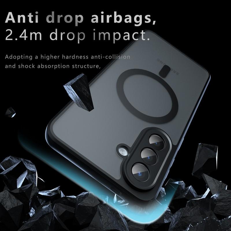 Pro Magsafe Magnetický kryt na telefon Pro Samsung Galaxy A57 A37 A27 A17 A07 A56 A36 A26 A16 A06 A55 A35 A25 A15 A54 A34 A24 A14 Kryt