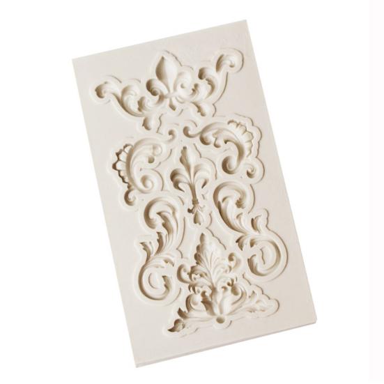 Geprägte Silikon Fondantform Kuchen Schokolade Paste Backform Dekorationswerkzeug