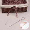 Sewing Loop Turner Hook Stainless Steel Loop Turner with Latch for Fabric Tube Belts Strips DIY Knitting Sewing Accessories